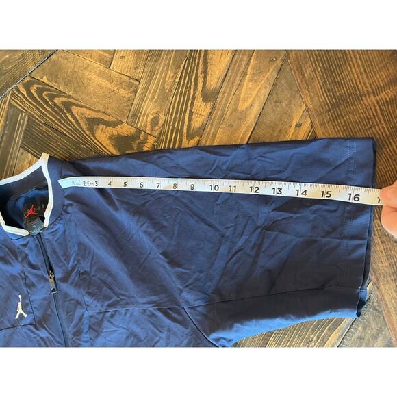 Air Jordan Short Sleeve Pullover Windbreaker Men Large Transition Coach Training - Picture 6 of 11